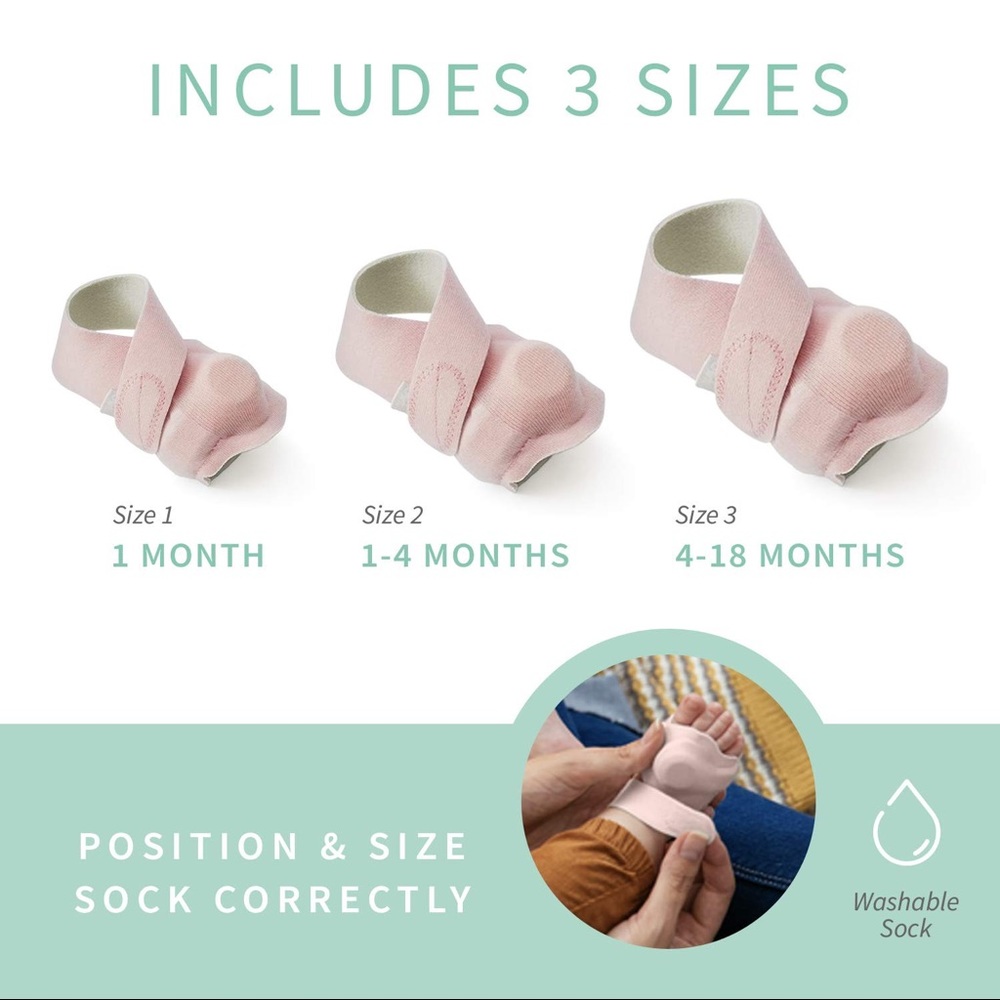 Owlet 2 pink socks